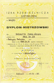 Dyplom Mistrzowski	