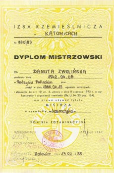 Dyplom Mistrzowski