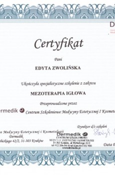 Mezoterapia igłowa
